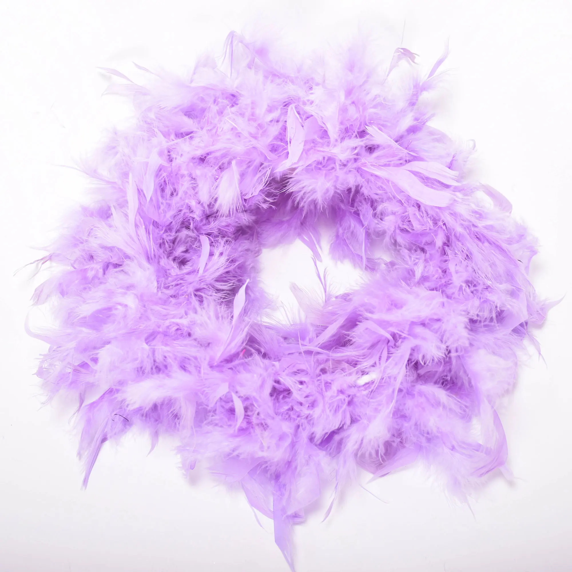 2M Multi Color Fluffy Handcraft Ostrich Feather Plume Boas Scarf Clothes for Wedding Valentine Day Decoration Performance Dance