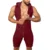 Новый Мужской Комбинезон One Piece Tight Fitness Bodysuit Playsuit Летние Мужчины Молния Без Рукавов с Капюшоном Комбинезон Брюки с карманами