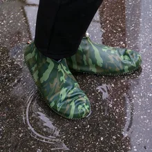 1 пара непромокаемых чехлов для обуви, водонепроницаемые Нескользящие тапочки, многоразовые уличные принадлежности VJ-Drop