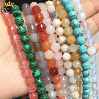 

Natural Agates Aventurine Jades Quartz Stone Beads Cone Shape Loose Spacer Bead Stone Beads For DIY Jewelry Making Bracelet 15''