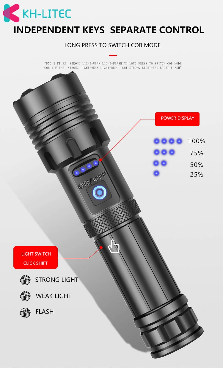 Bright-XHP70+COB-LED-Led-Flashlight-USB-Rechargeable-Waterproof-Lamp-Portable-126650118650-Torch-Lamp-Searchlight（14）