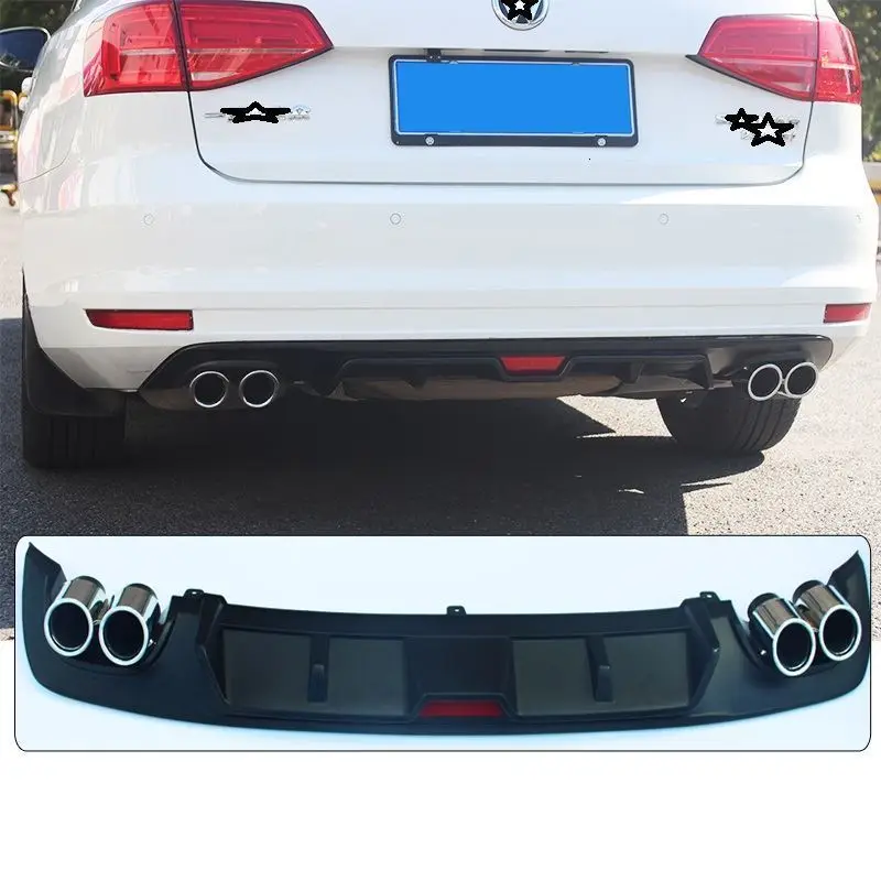 Rear Diffuser tuning Car Lip Automobiles Exterior Styling Mouldings Front Bumpers protector 15 16 17 18 FOR Volkswagen Jetta