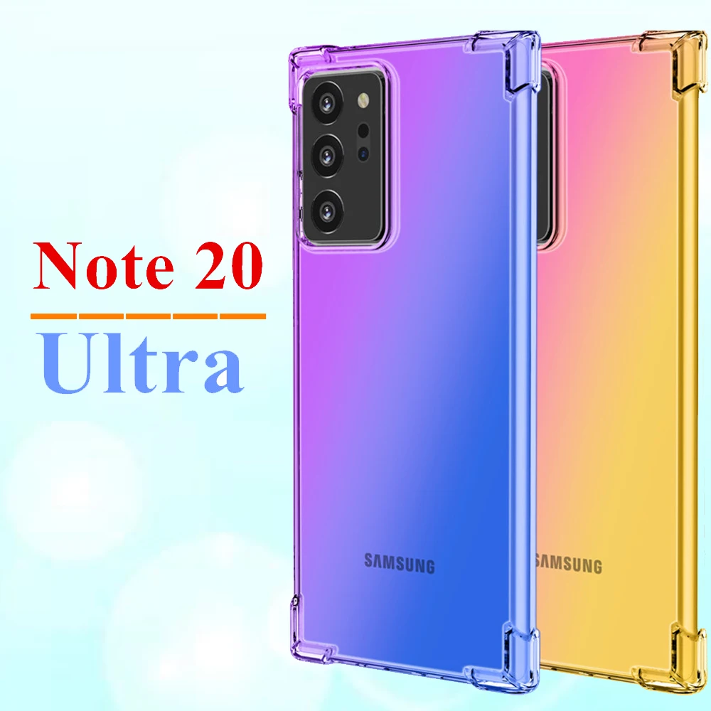 Чехол для телефона samsung galaxy note20 Ультратонкий Тонкий мягкий прозрачный чехол note 20