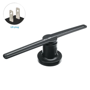 

Holographic Projector Display Fan Clear Image Black Portable 100-240V Cinemas WIFI Easy Install 3D Advertising Machine 224 LED