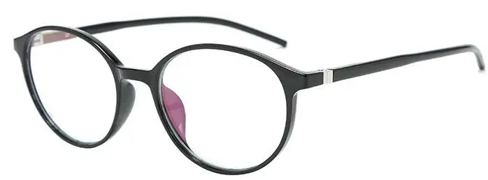 C1bright black clear Прозрачные круглые очки Оптические очки унисекс Рамка прозрачный синий цвет оправы для очков для женщин и мужчин компьютерные очки - Цвет оправы: C1bright black clear