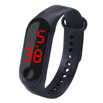 

Bracelet Watch Band Digital Watch Red LED Watches Promotion Gift Movement Watch WristWatch Sport Hours