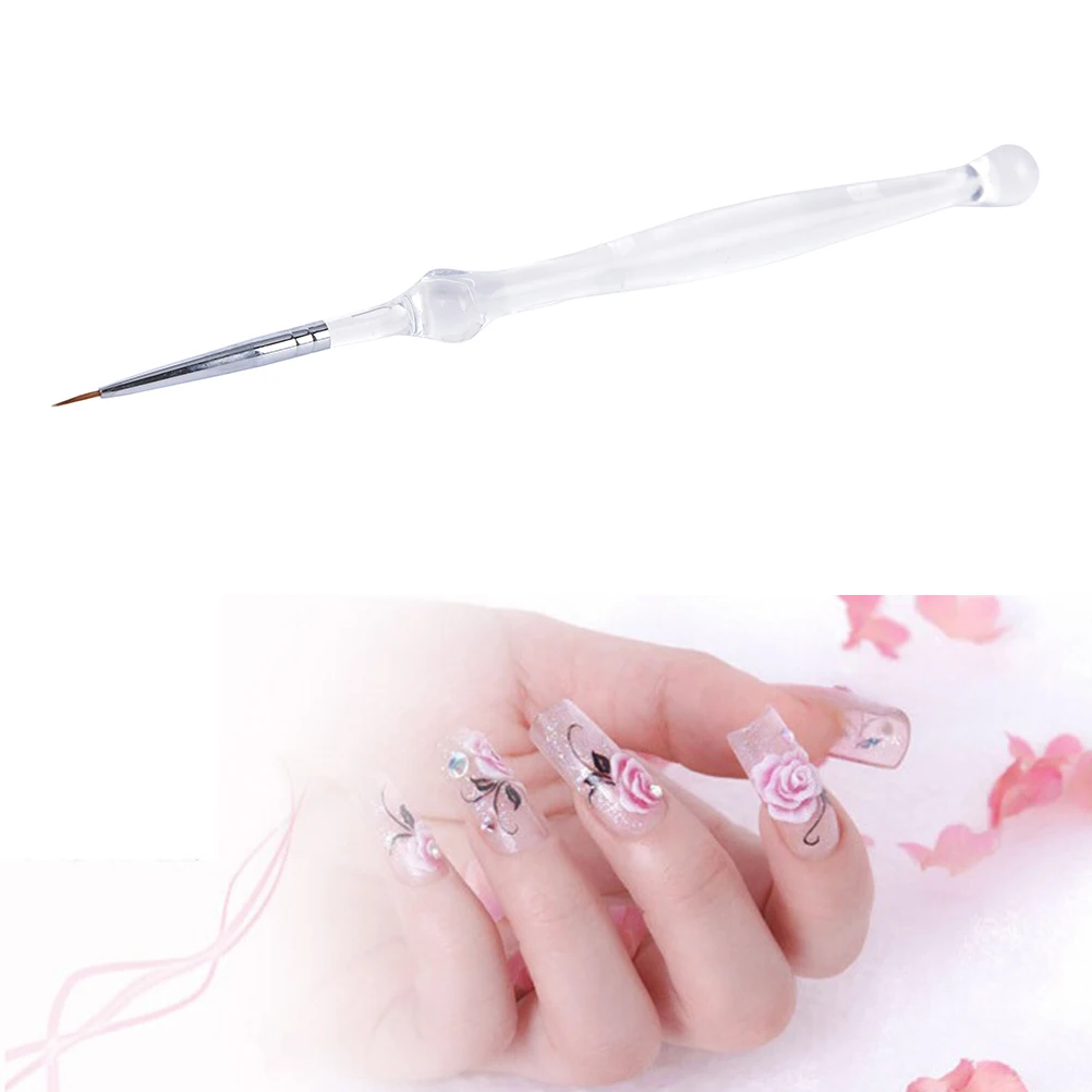 12/5/3/1PCS Nail Art Liner Painting Pen 3D Tips DIY Acrylic UV Gel Brushes Drawing Flower Line Grid French Design Manicure Tool