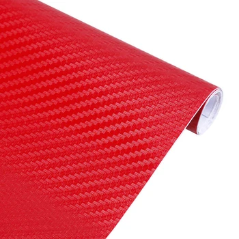 

1 pcs Car sticker Parts Accessories Exterior Mouldings Trim 3D Red Panel