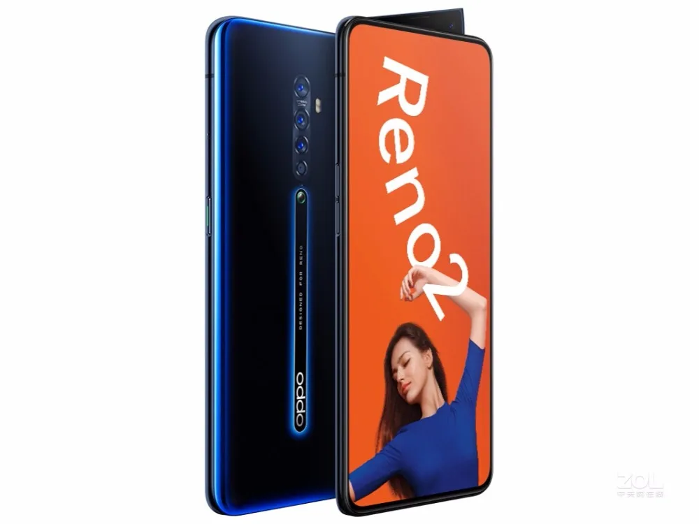 ddr4 ram New Original Oppo Reno 2 20x zoom Mobile Phone Snapdragon 730 6.5" 2400X1080 8GB RAM128GB ROM  5 Cameras VOCC 3.0 Fingerprint ddr4 ram