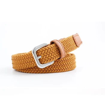

Hand-woven belt Unisex Woven Thin Belt Elastic Elastic Casual Pants Student Trend Parent-child Suit Canvas Belt designer belt