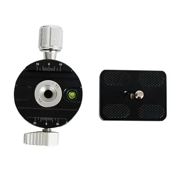 

Panoramic gimbal holder 360-degree rotating quick-release plate clamp base tripod fixture index plate panoramic gimbal