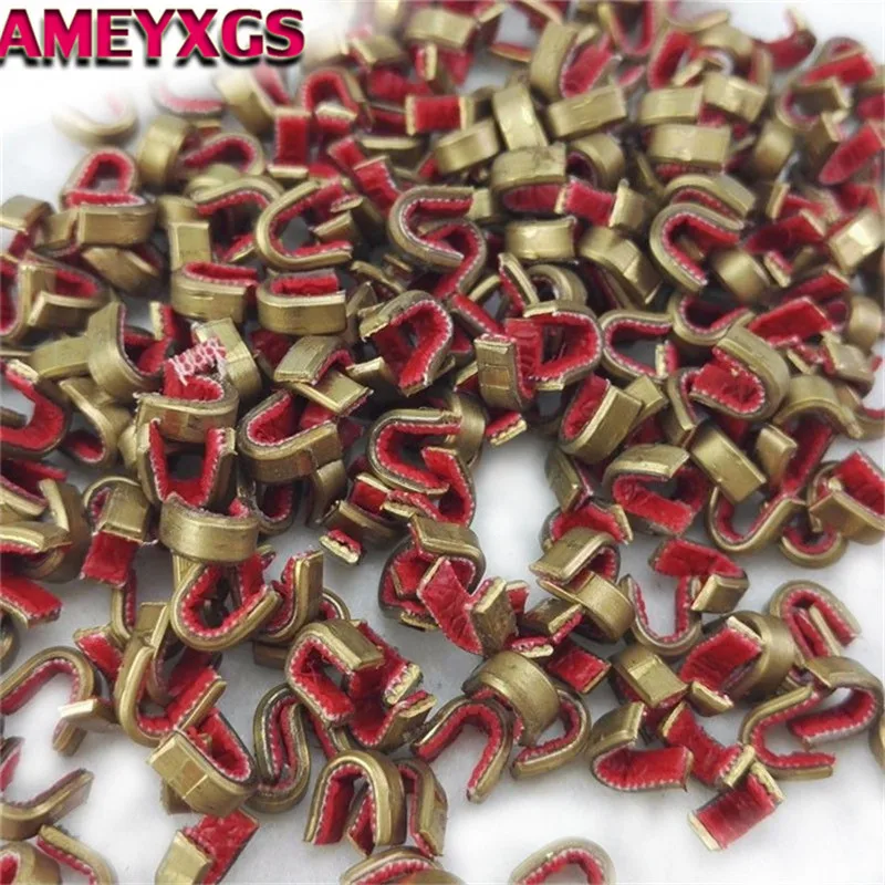 

20/30/50pcs Archery String Nocking Points Brass Buckle Clips Nock Bow String Protector For Compound Bow Shooting Accessories