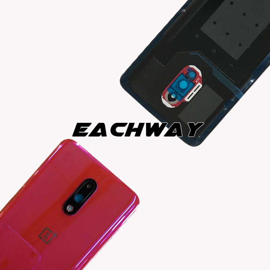 Оригинальный задний корпус с объективом для OnePlus 7 Крышка батарейного отсека