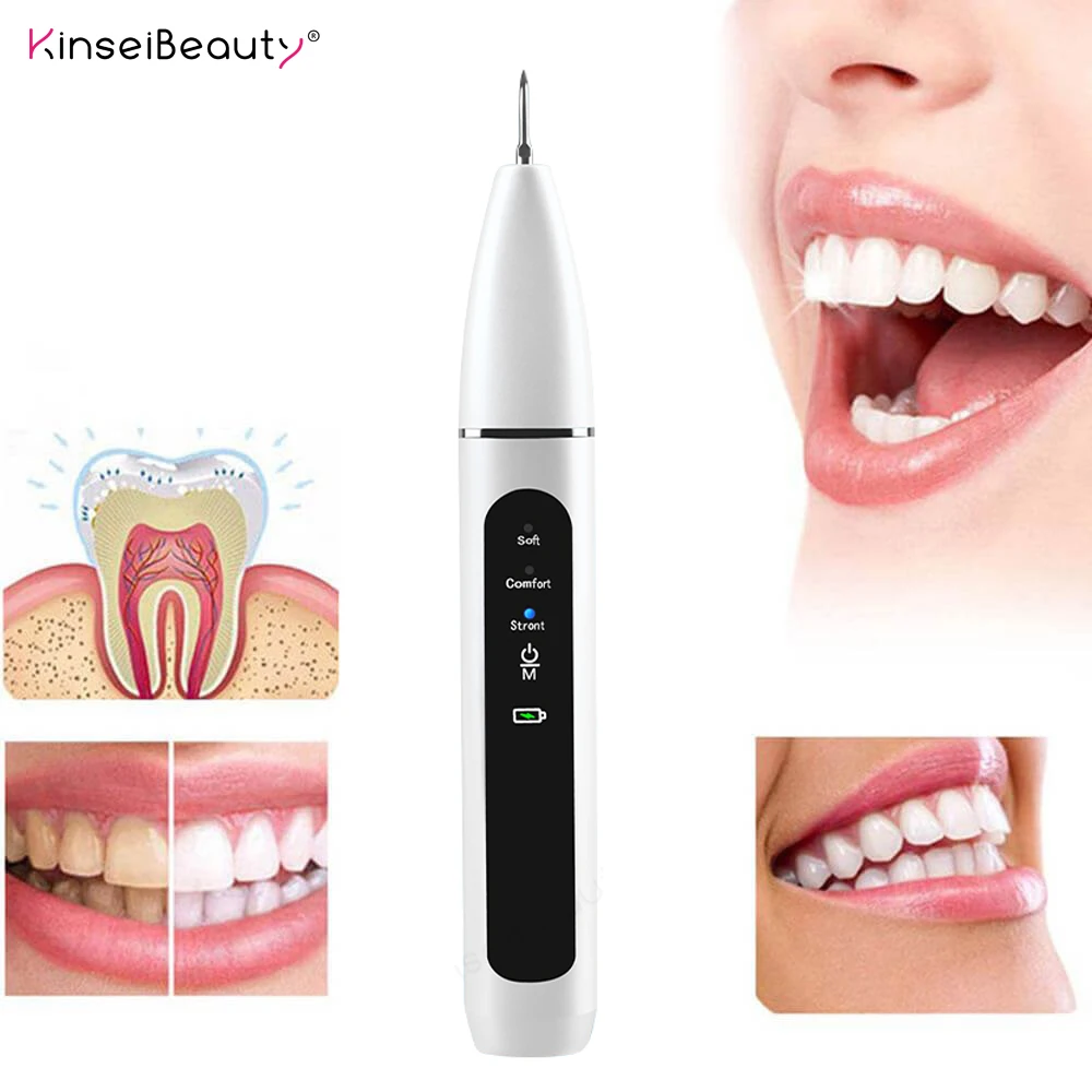Raspador Dental ultrasónico, eliminador de cálculo Dental, herramientas de escalado Dental, raspador de dientes eléctrico portátil, pantalla inteligente, limpiador de dientes de agua