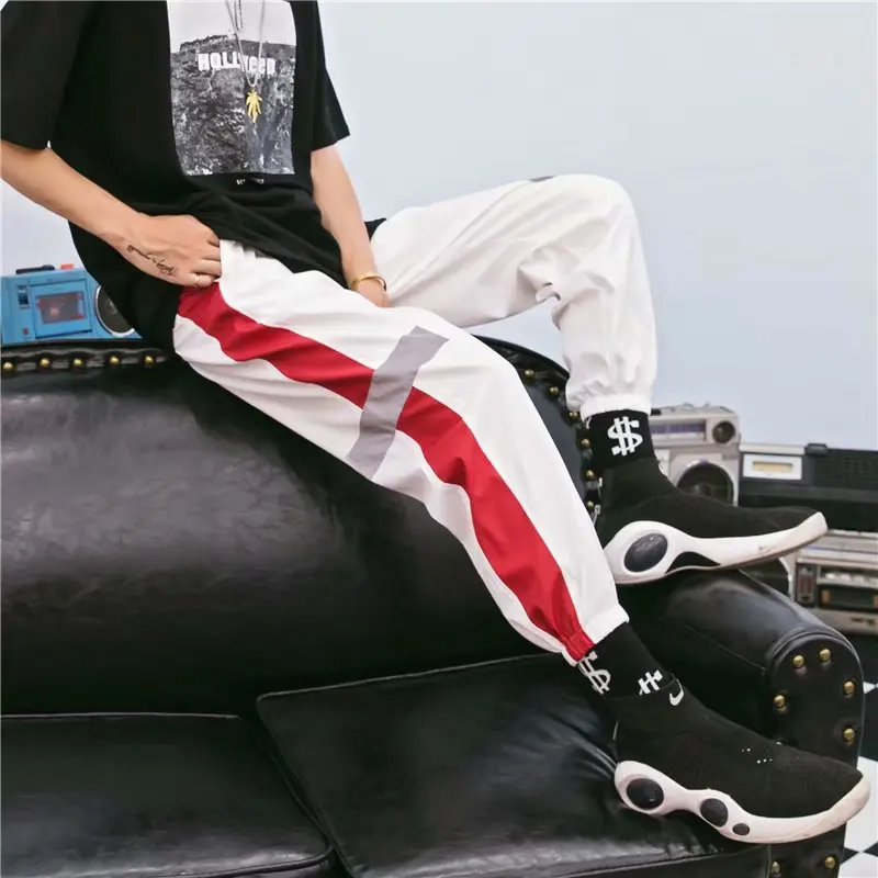 

2018 Autumn 3m Bar fan guang ku New Aberdeen-Style Loose Style Beam Leg Casual Pants Hip Hop Country Popular Brand Athletic Pant