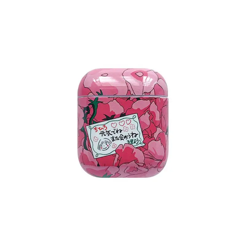

Suitable for AirPods1 2 generation rose protector PC girl style high quality