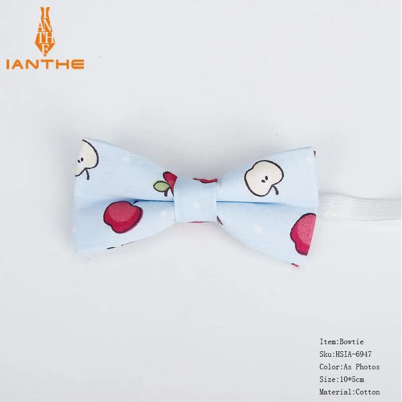 Child Bowtie Новые Брендовые мужские комплекты с милым принтом и галстуком-бабочкой для мальчиков и девочек, милые женские галстуки-бабочки - Цвет: Child Bowtie
