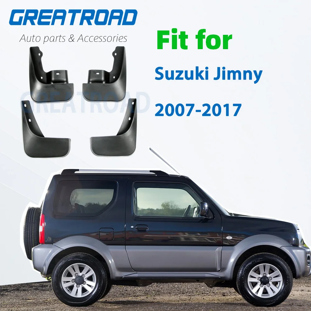 Брызговики для Suzuki Jimny 2007 2017 ABS автомобиля Внешняя защита декоративные брызговики