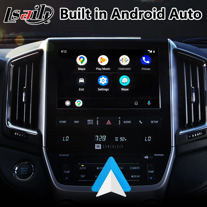 Android Carplay Interface for Toyota Land Cruiser LC200 VXR 2016-2018 Multimedia Video Navigation NetFlix Android Auto VX Sahara truck gps navigation