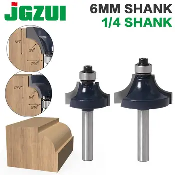 

1PC6mm Shank 1/4 shank Round Over Beading Edging Router Bit wood router bit Straight end mill trimmer