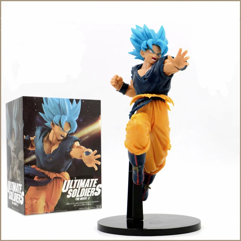 20-23 см Аниме Драконий жемчуг Супер Saiyan Сон Гоку броли фигурка игрушки кукла рождественский подарок фигурка специальное издание - Цвет: with box