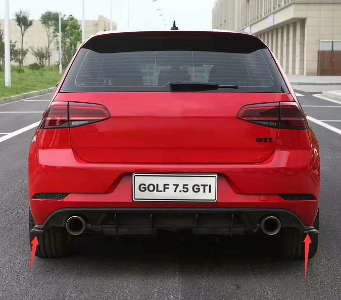 Разветвители заднего бампера для VW GOLF 7,5 MK 7,5 GTI бампер задний разветвитель спойлер