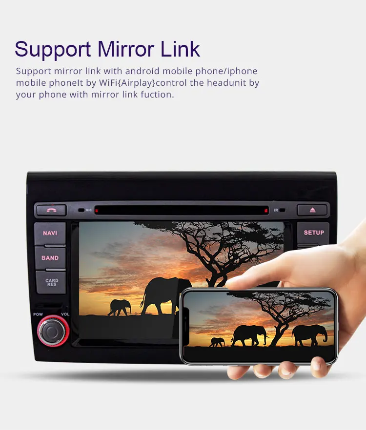 Clearance TOPBSNA 2 Din 8 CORE Android 9.0 Car DVD Player for Fiat Bravo 2007-2012 WIFI Multimedia GPS Stereo Car Radio headunit auto RDS 6