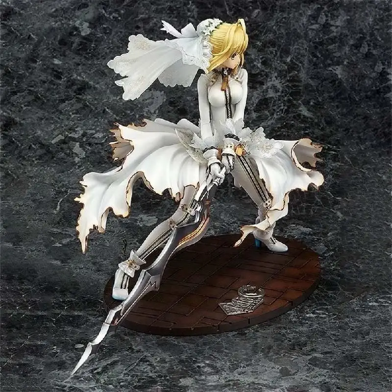 Fate/EXTRA CCC Аниме Фигурка Nero Fate/stay Night GSC Saber Невеста ПВХ свадебное платье фигурку