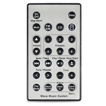 

Remote Control for Bose Sound Touch AUX Wave Music Radio System CD Player AWRCC1 AWRCC2 Silver