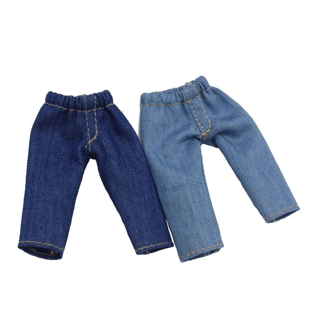 Doll Clothes Ob11 Baby Jeans For 1/12 BJD Doll Obitsu 11 Accessories Cute Pants Birthday Present