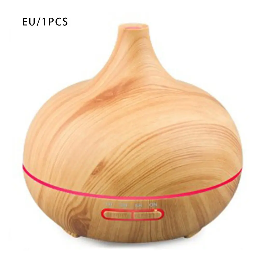 

400ml Aroma Air Humidifier wood grain with LED lights Essential Oil Diffuser Aromatherapy Electric Mist Maker for Home