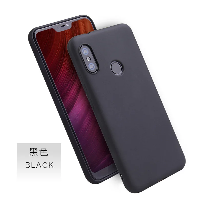 For Xiaomi Mi A2 Lite A1 A Knockproof Cases For Xiaomi Mi Mix 2 2s 3 Max 2 2S Note 3 Soft Silicon Back Cover Phone Case On Hull - Color: Black