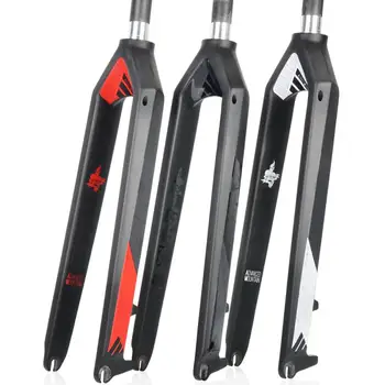 

2019NEW AM TG6 26/27.5/29er inch 3K Full carbon fiber Fork Bicycle Fork Mtb Road Mountain Bike fork Bicycle Parts 1-1/8" 580g
