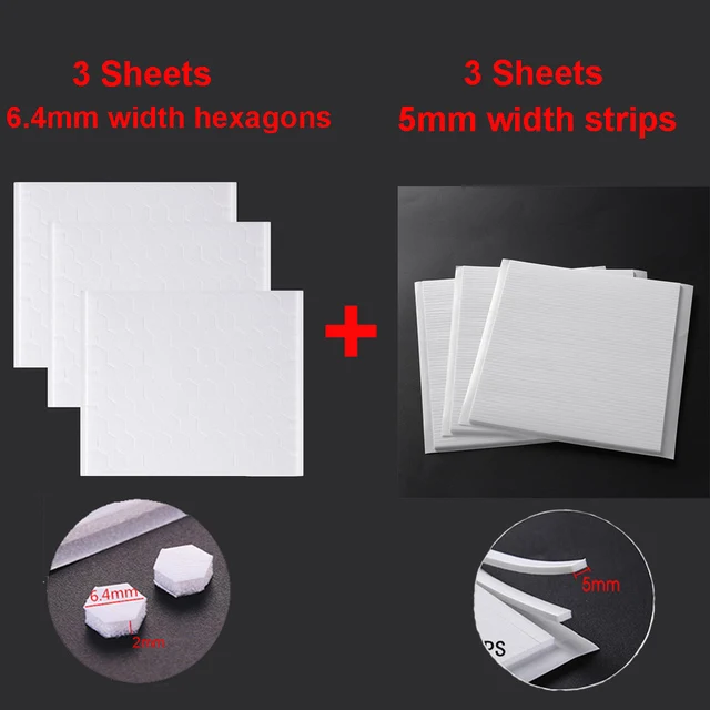 Double Sided Adhesive Foam Sheets Strips Stickers for DIY Adding Pop Cards Making Scrapbooking Crafts Supplies Sticky Sheets 