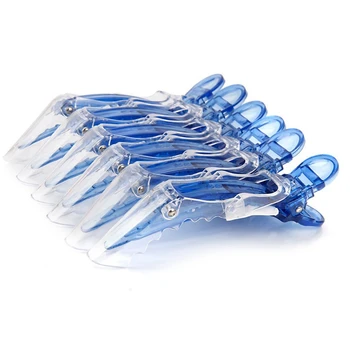 

NEW-6 pcs crocodile clip hairstyle hair clip hairdressing salon clip