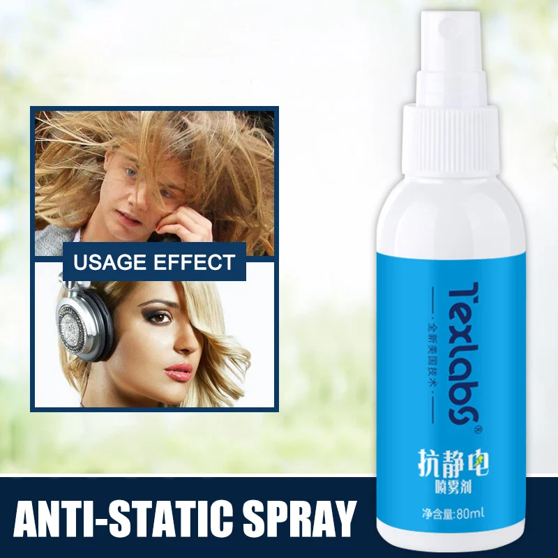 Anti Static Cloth Hair Spray Balancing Replenishes Moist For