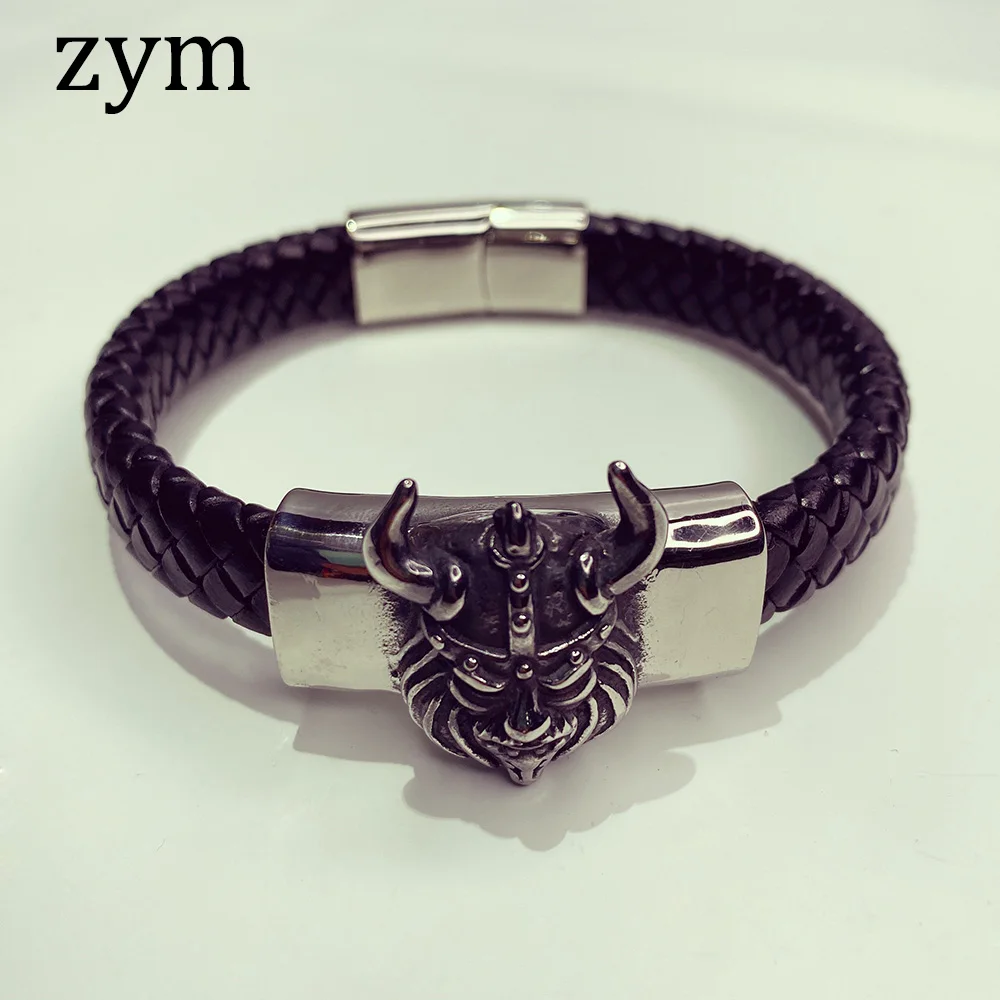 Zym2019 популярный бренд devil браслет Высокое качество европейский и американский стиль браслет Модный Ретро дизайн Мужской панк браслет