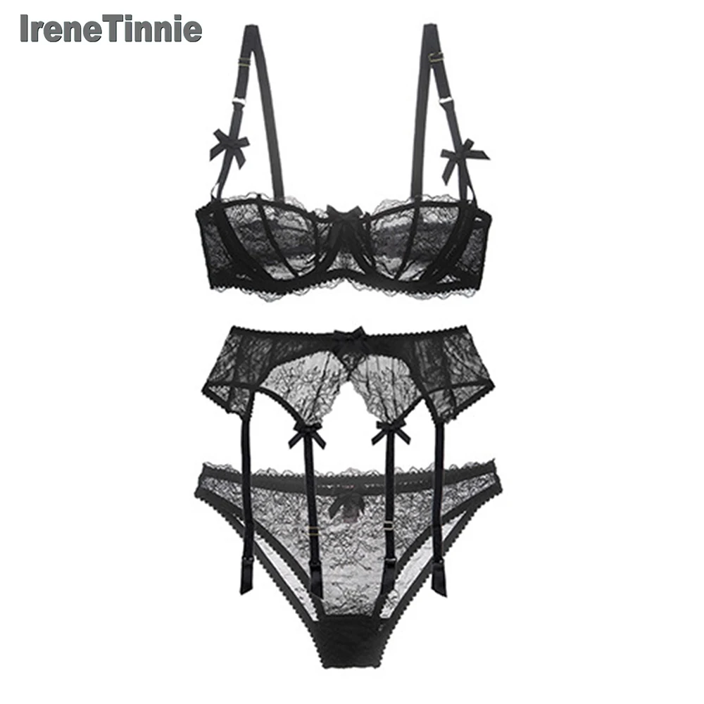 Женский комплект нижнего белья Irene Tinnie кружевной бюстгальтер на косточках и
