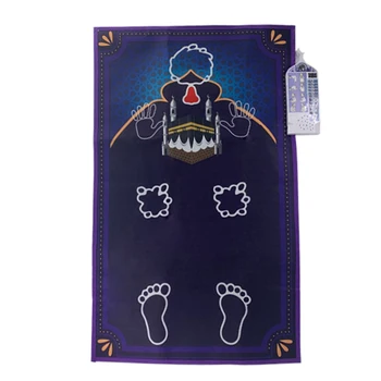 

Muslim Prayer Rug educational kids mat with Compass In Pouch Travel Home New Style Mat Blanket 110*70cm