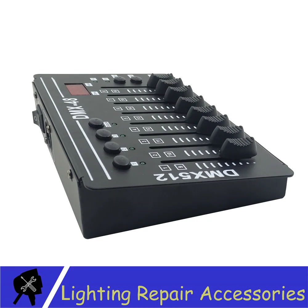 Console com Luz Console de Efeito de Iluminação de Discoteca Dmx para Iluminação de Palco Mini Controle Móvel Led dj 3 Mini controle dmx para iluminação de palco,