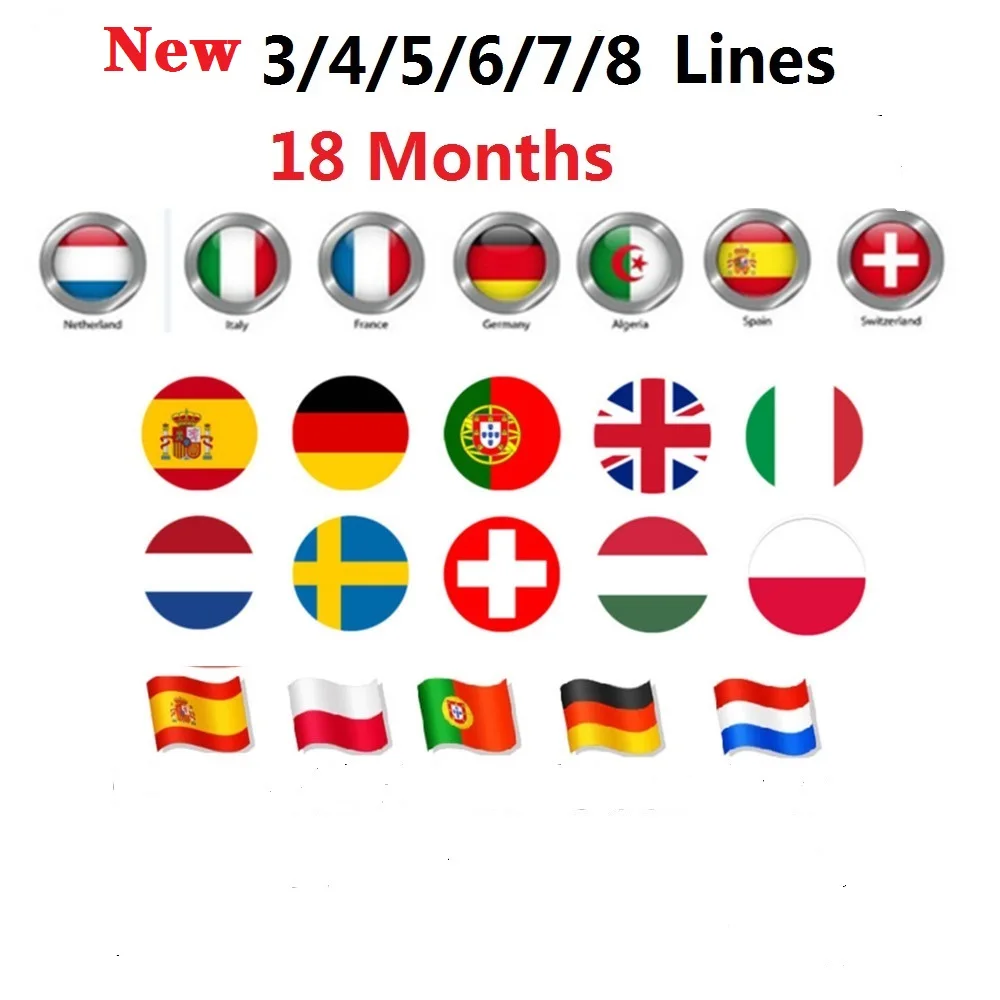 

Full HD 18 months cccamEurope 3/4/5/6/7/8 clines Delivery is online