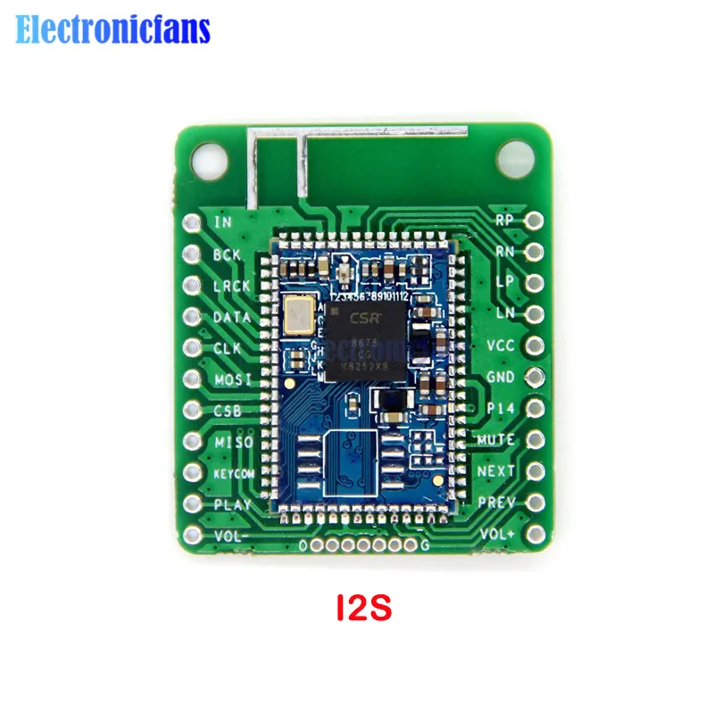 CSR8675 Bluetooth V5.0 Bluetooth с низким энергопотреблением Аудио приемник модуля плата APTX-HD без потерь сжатия I2S волокно SPDIF - Цвет: I2S