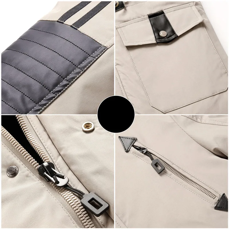 Buy New Winter Jacket Men 15 Degree Thicken Warm Men Parkas Hooded Fleece Man s Jackets Outwear Cotton Coat Parka Jaqueta Masculina