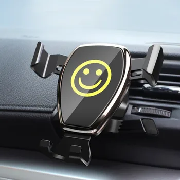 

Car Air Vent Bracket Smile Face Smart Phone Mount Stand Auto GPS Mobile Holder Stand Car Styling Accessories 7801