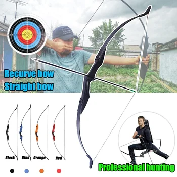 

125cm Recurve Bow Archery 30 40 lbs Hunting Shooting Target Practice Takedown Bow for Adults Left Right Handed 4 Colors