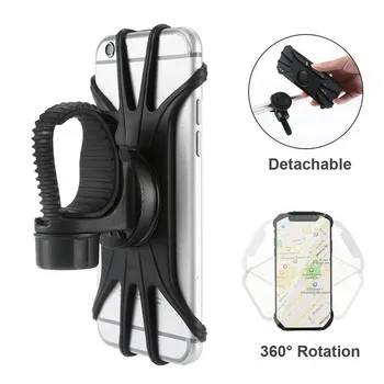 

Universal Bike Phone Mount Detachable 360° Rotation Motorcycle Bicycle Holder For Mobile Phone