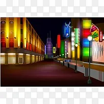 商业街背景图片素材 商业街背景背景图片 商业街背景素材免费下载 Pngbag素材网