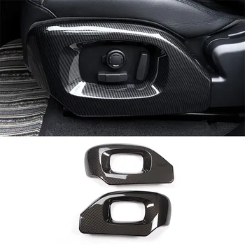 

For Land Rover Range Rover Vogue 13-17 For Range Rover Sport 14-17 Carbon Fiber Style ABS Seat Side Cover Trim Accessories
