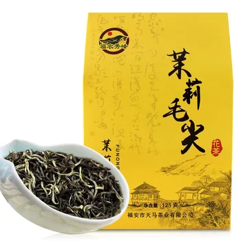 

2018 Year Jasmine Maojian Green Tea High Quality Fragrant Flower Cha 125 g Chinese Cha Green Food Health Care