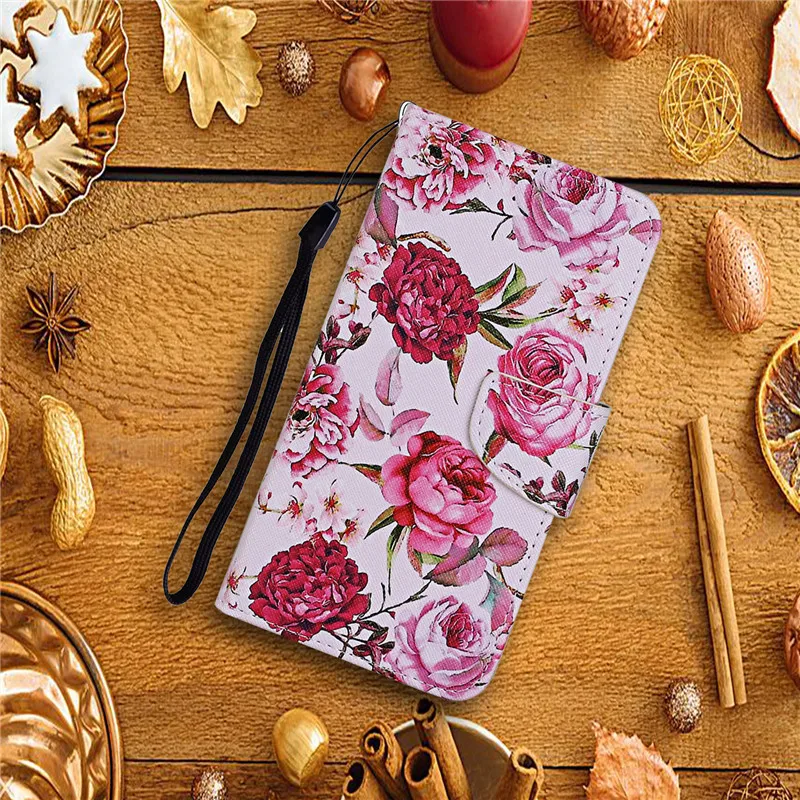 For Samsung M12 Case Painted Leather Book Case sFor Samsung Galaxy M12 M 12 A12 M127 SM-M127F A125F Cover Wallet Flip Cases Capa silicone cover with s pen